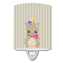 Load image into Gallery viewer, Mouse Unicorn on Stripes Ceramic Night Light BB9144CNL