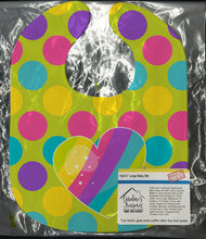 Load image into Gallery viewer, Multicolor Rainbow Heart Baby Bib BB9145BIB