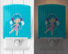 Load image into Gallery viewer, Blue Haired Fairy Ceramic Night Light BB9147CNL