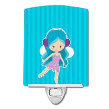Load image into Gallery viewer, Blue Haired Fairy Ceramic Night Light BB9147CNL