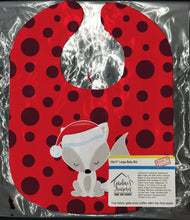 Load image into Gallery viewer, Black Haired Christmas Fairy Baby Bib BB9151BIB