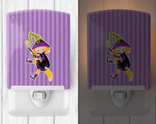 Load image into Gallery viewer, Halloween Witch Ceramic Night Light BB9153CNL
