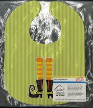 Load image into Gallery viewer, Halloween Witch's Feet Baby Bib BB9154BIB