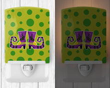 Load image into Gallery viewer, Halloween Witch's Shoes Ceramic Night Light BB9158CNL