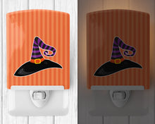 Load image into Gallery viewer, Halloween Witch's Hat #2 Ceramic Night Light BB9160CNL