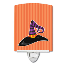 Load image into Gallery viewer, Halloween Witch's Hat #2 Ceramic Night Light BB9160CNL