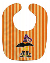 Load image into Gallery viewer, Halloween Witch's Hat and Legs Baby Bib BB9161BIB
