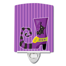 Load image into Gallery viewer, Halloween Witch's Shoe Ceramic Night Light BB9163CNL