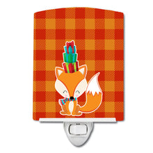 Load image into Gallery viewer, Christmas Fox Ceramic Night Light BB9173CNL