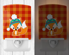Load image into Gallery viewer, Christmas Fox #2 Ceramic Night Light BB9174CNL