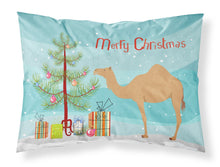 Load image into Gallery viewer, Arabian Camel Dromedary Christmas Fabric Standard Pillowcase – Artistic Decorative Front, White Back BB9184PILLOWCASE