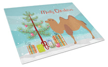 Load image into Gallery viewer, Bactrian Camel Christmas Glass Cutting Boards – Durable, Decorative Kitchen Art Large BB9185LCB