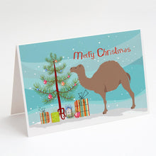 Load image into Gallery viewer, F1 Hybrid Camel Christmas Greeting Cards -  Blank Note Cards – 8-Pack of Artist-Designed Cards with Envelopes