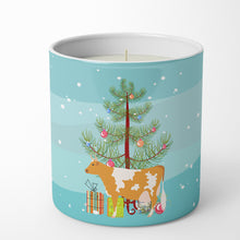 Load image into Gallery viewer, Guernsey Cow Christmas 10 oz Decorative Soy Candle
