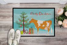 Load image into Gallery viewer, Guernsey Cow Christmas Doormat - 24x36 Decorative Floor Mat – Indoor/Outdoor Rug with Artistic Flair BB9188JMAT