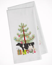 Load image into Gallery viewer, Holstein Cow Christmas Kitchen Towels – Set of 2 - Decorative &amp; Absorbent Cotton | BB9189WTKT