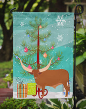 Load image into Gallery viewer, Ankole-Watusu Cow Christmas Garden Flag - Outdoor Decorative Yard Flag BB9190GF