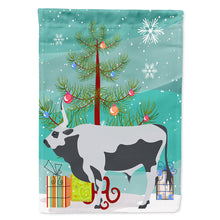 Load image into Gallery viewer, Hungarian Grey Steppe Cow Christmas Flag Canvas House Size BB9191CHF