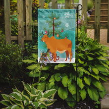 Load image into Gallery viewer, Zebu Indicine Cow Christmas Garden Flag - Outdoor Decorative Yard Flag BB9192GF