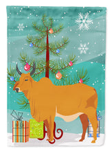 Load image into Gallery viewer, Zebu Indicine Cow Christmas Garden Flag - Outdoor Decorative Yard Flag BB9192GF