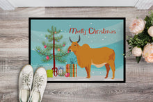 Load image into Gallery viewer, Zebu Indicine Cow Christmas Doormat - 24x36 Decorative Floor Mat – Indoor/Outdoor Rug with Artistic Flair BB9192JMAT