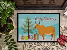 Load image into Gallery viewer, Zebu Indicine Cow Christmas Doormat - 24x36 Decorative Floor Mat – Indoor/Outdoor Rug with Artistic Flair BB9192JMAT