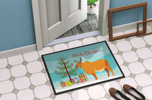 Load image into Gallery viewer, Zebu Indicine Cow Christmas Doormat - 24x36 Decorative Floor Mat – Indoor/Outdoor Rug with Artistic Flair BB9192JMAT