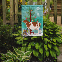 Load image into Gallery viewer, Ayrshire Cow Christmas Garden Flag - Outdoor Decorative Yard Flag BB9194GF