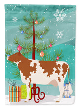 Load image into Gallery viewer, Ayrshire Cow Christmas Garden Flag - Outdoor Decorative Yard Flag BB9194GF