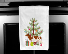 Load image into Gallery viewer, Ayrshire Cow Christmas Kitchen Towels – Set of 2 - Decorative &amp; Absorbent Cotton | BB9194WTKT
