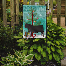 Load image into Gallery viewer, Black Angus Cow Christmas Garden Flag - Outdoor Decorative Yard Flag BB9195GF