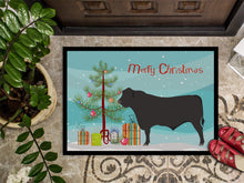Load image into Gallery viewer, Black Angus Cow Christmas Doormat - 18x27 Decorative Floor Mat – Indoor/Outdoor Rug with Artistic Flair BB9195MAT