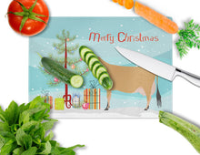 Load image into Gallery viewer, Jersey Cow Christmas Glass Cutting Boards – Durable, Decorative Kitchen Art Large BB9196LCB
