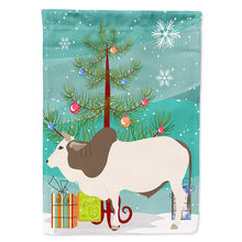 Load image into Gallery viewer, Malvi Cow Christmas Flag Canvas House Size BB9197CHF
