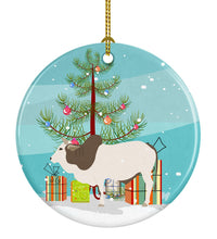 Load image into Gallery viewer, Malvi Cow Christmas Ornament - Round Ceramic Ornament – Artist-Designed Keepsake Decoration BB9197CO1