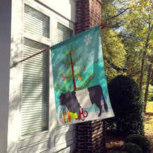 Load image into Gallery viewer, Belted Galloway Cow Christmas Flag Canvas House Size BB9198CHF