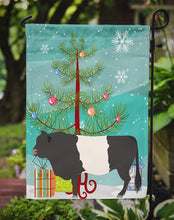 Load image into Gallery viewer, Belted Galloway Cow Christmas Garden Flag - Outdoor Decorative Yard Flag BB9198GF