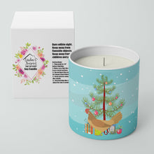 Load image into Gallery viewer, Frisian Friesian Chicken Christmas 10 oz Decorative Soy Candle