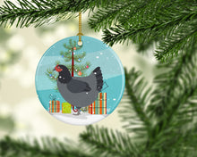 Load image into Gallery viewer, Jersey Giant Chicken Christmas Ornament - Round Ceramic Ornament – Artist-Designed Keepsake Decoration BB9202CO1