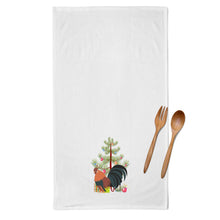 Load image into Gallery viewer, Dutch Bantam Chicken Christmas Kitchen Towels – Set of 2 - Decorative &amp; Absorbent Cotton | BB9203WTKT