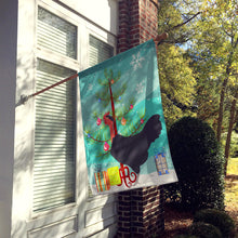 Load image into Gallery viewer, Naked Neck Chicken Christmas Flag Canvas House Size BB9206CHF