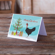 Load image into Gallery viewer, Naked Neck Chicken Christmas Greeting Cards -  Blank Note Cards – 8-Pack of Artist-Designed Cards with Envelopes