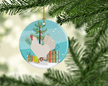 Load image into Gallery viewer, Leghorn Chicken Christmas Ornament - Round Ceramic Ornament – Artist-Designed Keepsake Decoration BB9207CO1