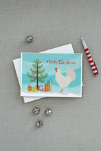Load image into Gallery viewer, Leghorn Chicken Christmas Greeting Cards -  Blank Note Cards – 8-Pack of Artist-Designed Cards with Envelopes