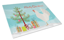 Load image into Gallery viewer, Leghorn Chicken Christmas Glass Cutting Boards – Durable, Decorative Kitchen Art Large BB9207LCB