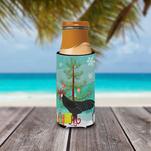 Load image into Gallery viewer, Minorca Ctalalan Chicken Christmas   Hugger for slim cans BB9208MUK