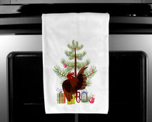 Load image into Gallery viewer, Malaysian Serama Chicken Christmas Kitchen Towels – Set of 2 - Decorative &amp; Absorbent Cotton | BB9209WTKT