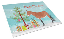 Load image into Gallery viewer, Mule Christmas Glass Cutting Boards – Durable, Decorative Kitchen Art Large BB9212LCB