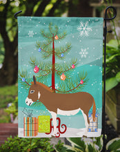 Load image into Gallery viewer, Miniature Mediterranian Donkey Christmas Garden Flag - Outdoor Decorative Yard Flag BB9214GF