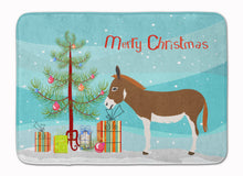 Load image into Gallery viewer, Miniature Mediterranian Donkey Christmas Machine Washable Memory Foam Mat BB9214RUG